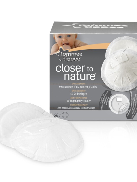 Tommee Tippee Closer To Nature Breastpads 50pcs BPA image number 1